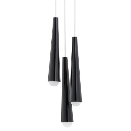 Argon 6103 - Kattovalaisin HOLLYWOOD 3xE14/7W/230V musta