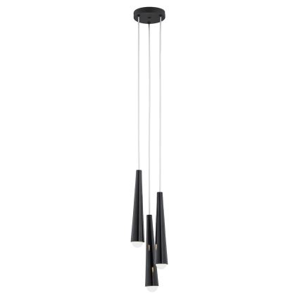 Argon 6103 - Kattovalaisin HOLLYWOOD 3xE14/7W/230V musta