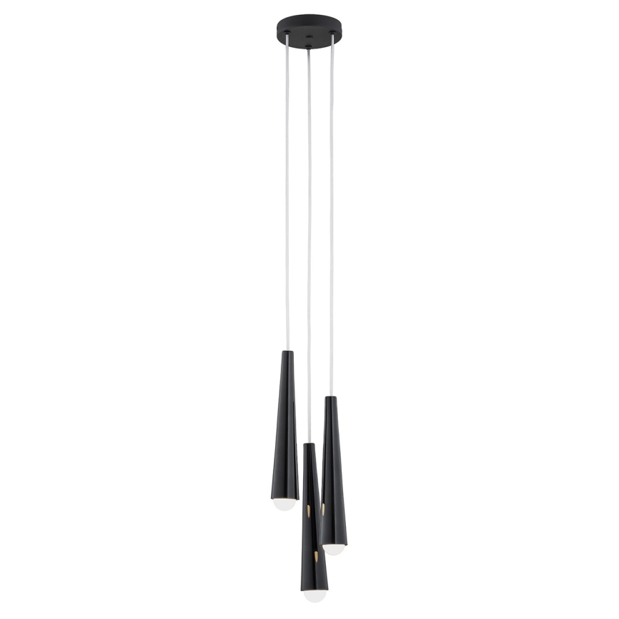Argon 6103 - Kattovalaisin HOLLYWOOD 3xE14/7W/230V musta