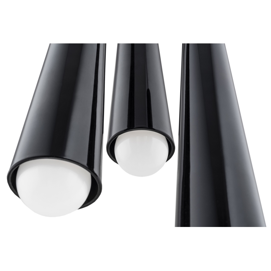 Argon 6103 - Kattovalaisin HOLLYWOOD 3xE14/7W/230V musta