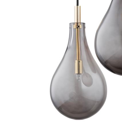 Argon 6105 - Kattokruunu johdossa OAKLAND 3xG9/6W/230V musta