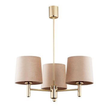 Argon 6110 - Kattokruunu PONTE 3xE27/15W/230V beige