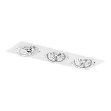 Argon 6115 - Upotettava valo OLIMP 3xGU10-AR111/12W/230V valkoinen