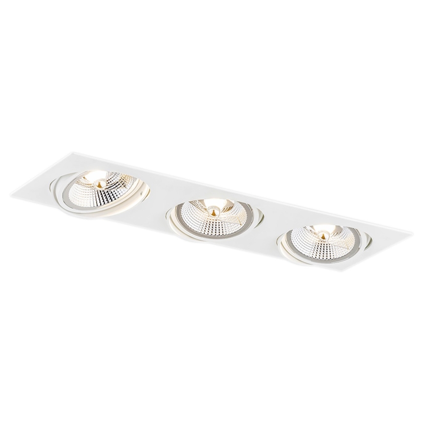 Argon 6115 - Upotettava valo OLIMP 3xGU10-AR111/12W/230V valkoinen