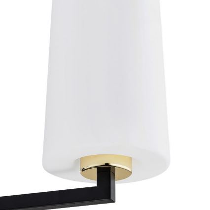 Argon 6143 - Kattovalaisin CAMELOT PLUS 3xE27/15W/230V musta/valkoinen/kulta