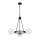 Argon 6150 - Kattovalaisin AMALFI 3xE27/15W/230V musta/valkoinen
