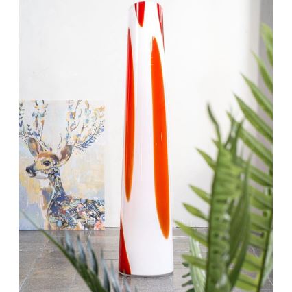 Argon 7042 - Lattiavalaisin POLONIA 2xE27/15W/230V valkoinen/punainen