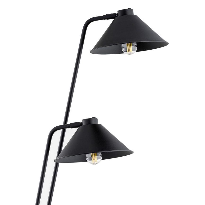 Argon 7075 - Lattiavalaisin GABIAN 2xE27/15W/230V musta