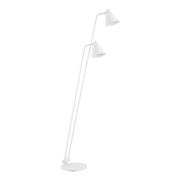 Argon 7076 - Lattiavalaisin AVALONE 2xE27/15W/230V valkoinen