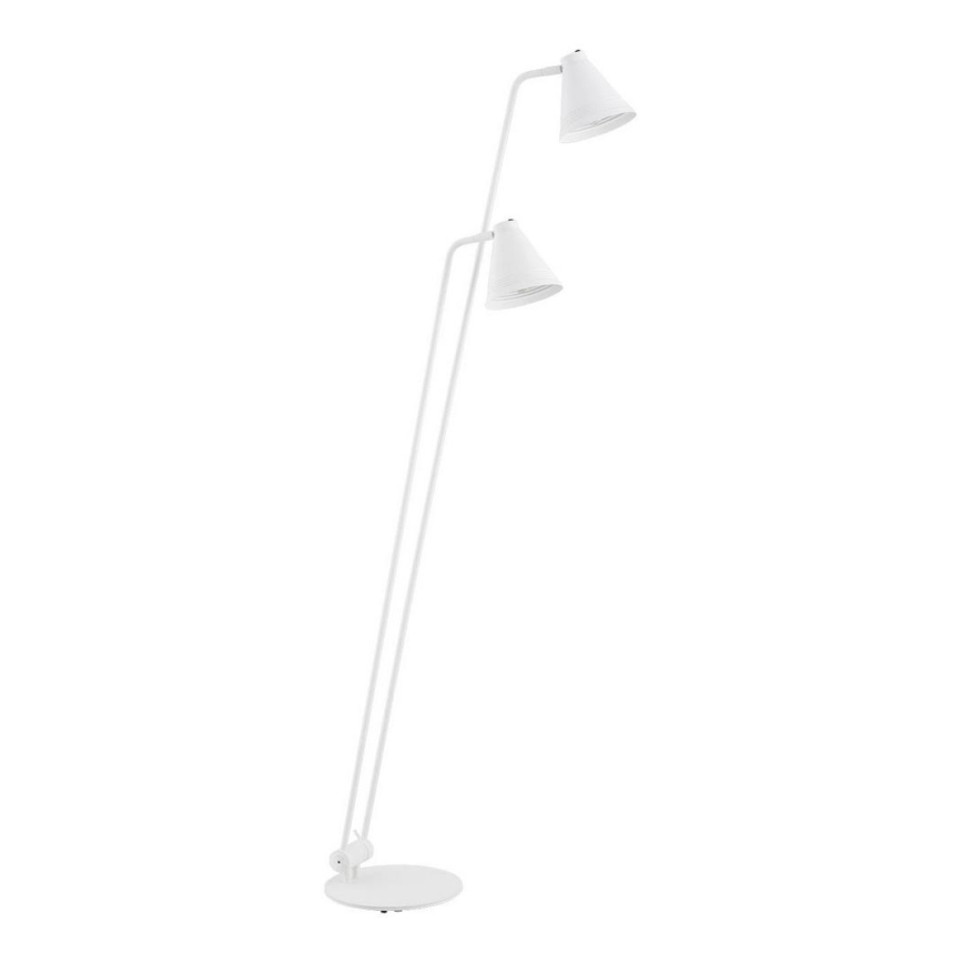 Argon 7076 - Lattiavalaisin AVALONE 2xE27/15W/230V valkoinen