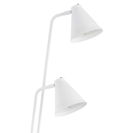 Argon 7076 - Lattiavalaisin AVALONE 2xE27/15W/230V valkoinen