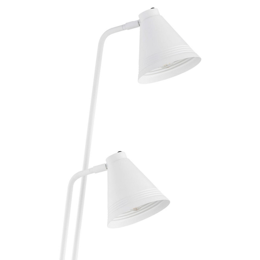 Argon 7076 - Lattiavalaisin AVALONE 2xE27/15W/230V valkoinen