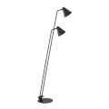 Argon 7077 - Lattiavalaisin AVALONE 2xE27/15W/230V musta