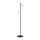 Argon 7083 - Lattialamppu TORRE 2xG9/6W/230V musta/messinki