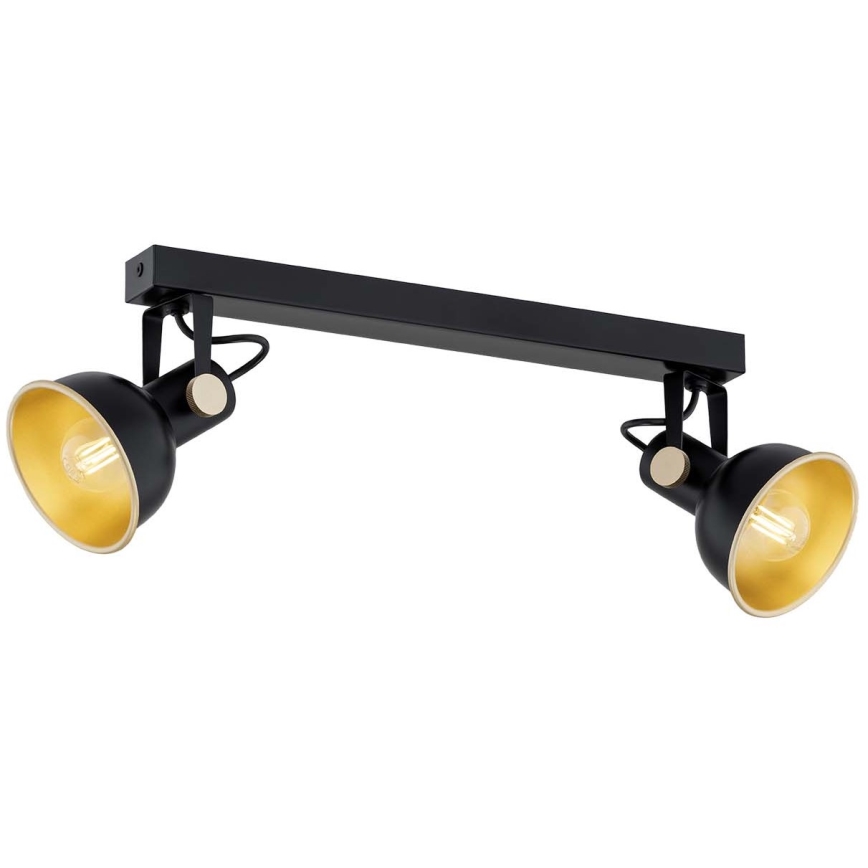 Argon 7142 - Kohdevalo LENORA 2xE14/7W/230V musta