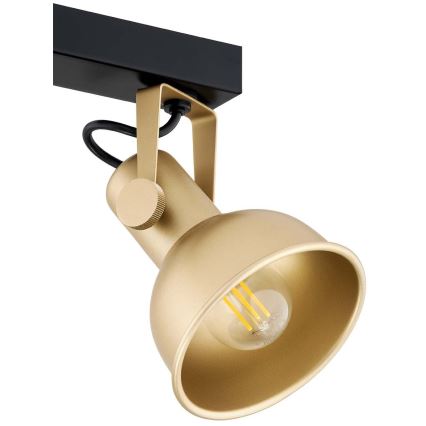 Argon 7144 - Kohdevalo LENORA 2xE14/7W/230V kulta/musta
