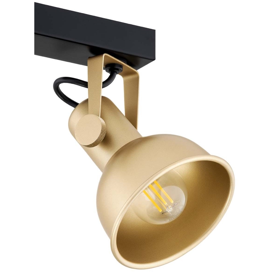 Argon 7144 - Kohdevalo LENORA 2xE14/7W/230V kulta/musta