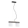 Argon 7164 - Kattokruunu johdossa CANOA 2xE27/15W/230V musta