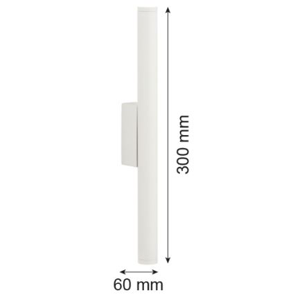 Argon 7223 - LED-seinävalaisin GRECO 2xLED/4,2W/230V 3000K valkoinen
