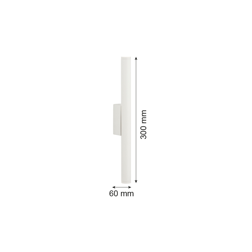 Argon 7223 - LED-seinävalaisin GRECO 2xLED/4,2W/230V 3000K valkoinen