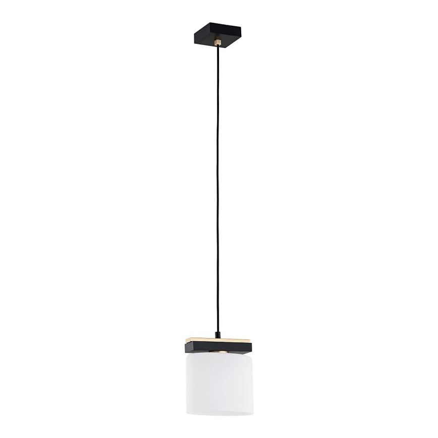 Argon 8276 - Kattokruunu johdossa CANOA 1xE27/15W/230V musta
