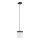 Argon 8276 - Kattokruunu johdossa CANOA 1xE27/15W/230V musta