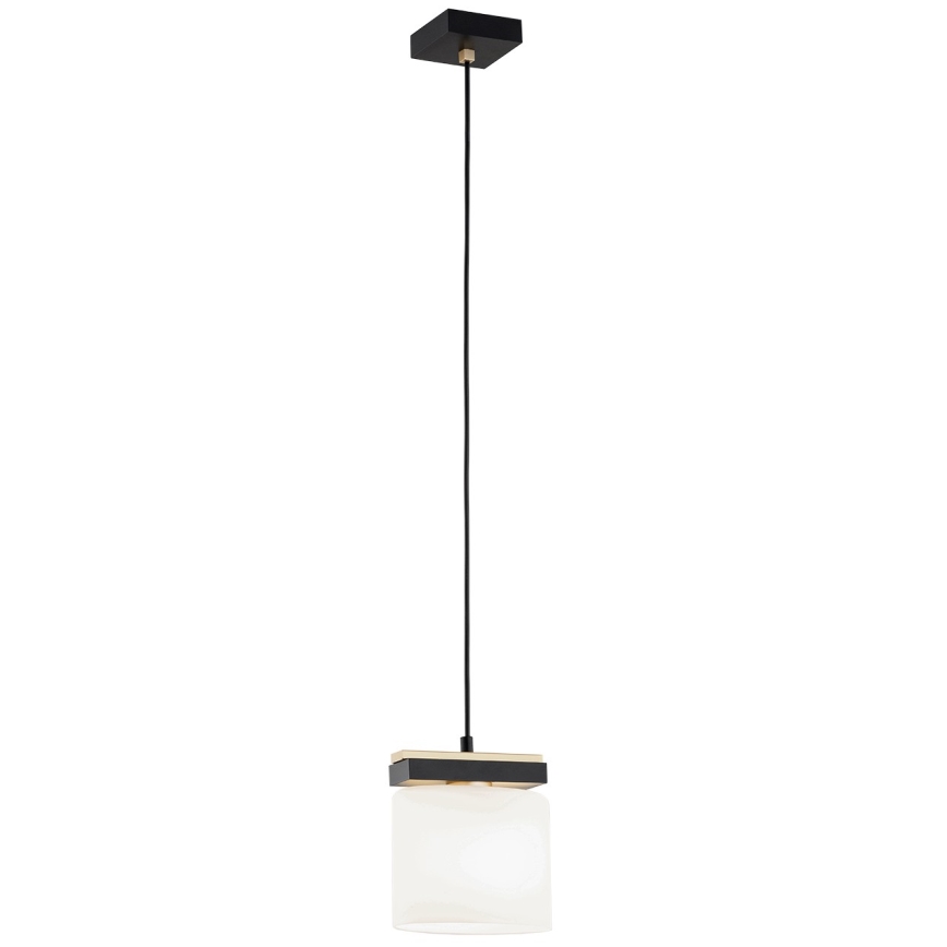 Argon 8276 - Kattokruunu johdossa CANOA 1xE27/15W/230V musta