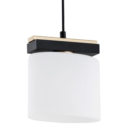 Argon 8276 - Kattokruunu johdossa CANOA 1xE27/15W/230V musta