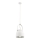 Argon 8280 - Kattokruunu johdossa LOGAN 1xE27/15W/230V halkaisija 20 cm valkoinen