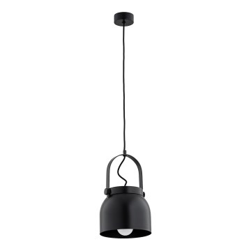 Argon 8281 - Kattokruunu johdossa LOGAN 1xE27/15W/230V halkaisija 20 cm musta