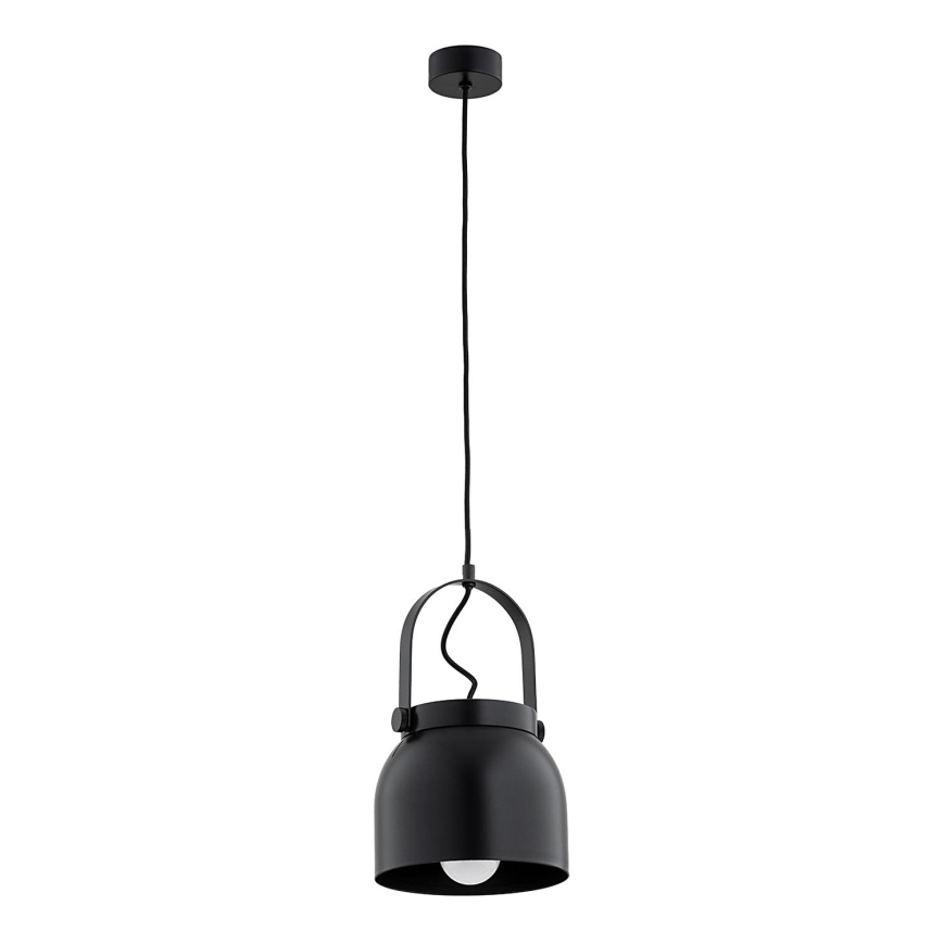 Argon 8281 - Kattokruunu johdossa LOGAN 1xE27/15W/230V halkaisija 20 cm musta