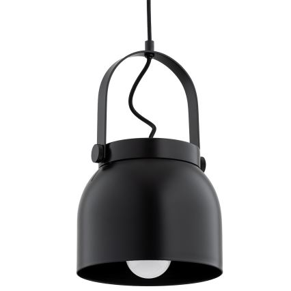 Argon 8281 - Kattokruunu johdossa LOGAN 1xE27/15W/230V halkaisija 20 cm musta