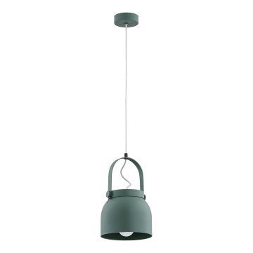 Argon 8283 - Kattokruunu johdossa LOGAN 1xE27/15W/230V halkaisija 20 cm vihreä