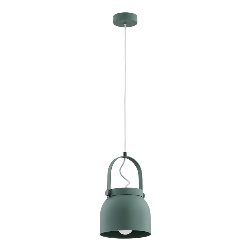 Argon 8283 - Kattokruunu johdossa LOGAN 1xE27/15W/230V halkaisija 20 cm vihreä