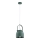 Argon 8283 - Kattokruunu johdossa LOGAN 1xE27/15W/230V halkaisija 20 cm vihreä