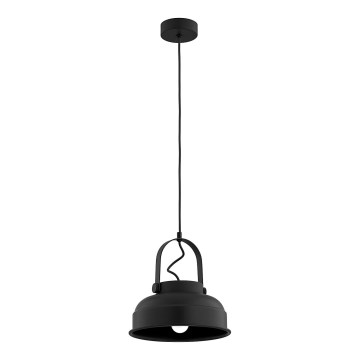 Argon 8285 - Kattokruunu johdossa DAKOTA 1xE27/15W/230V musta