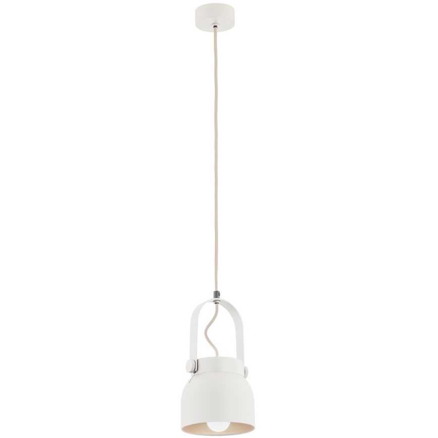 Argon 8290 - Kattokruunu johdossa LOGAN 1xE27/15W/230V halkaisija 14 cm valkoinen