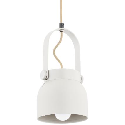 Argon 8290 - Kattokruunu johdossa LOGAN 1xE27/15W/230V halkaisija 14 cm valkoinen