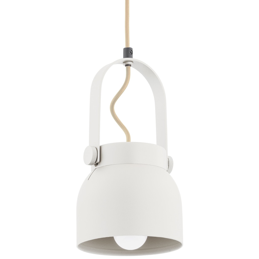 Argon 8290 - Kattokruunu johdossa LOGAN 1xE27/15W/230V halkaisija 14 cm valkoinen