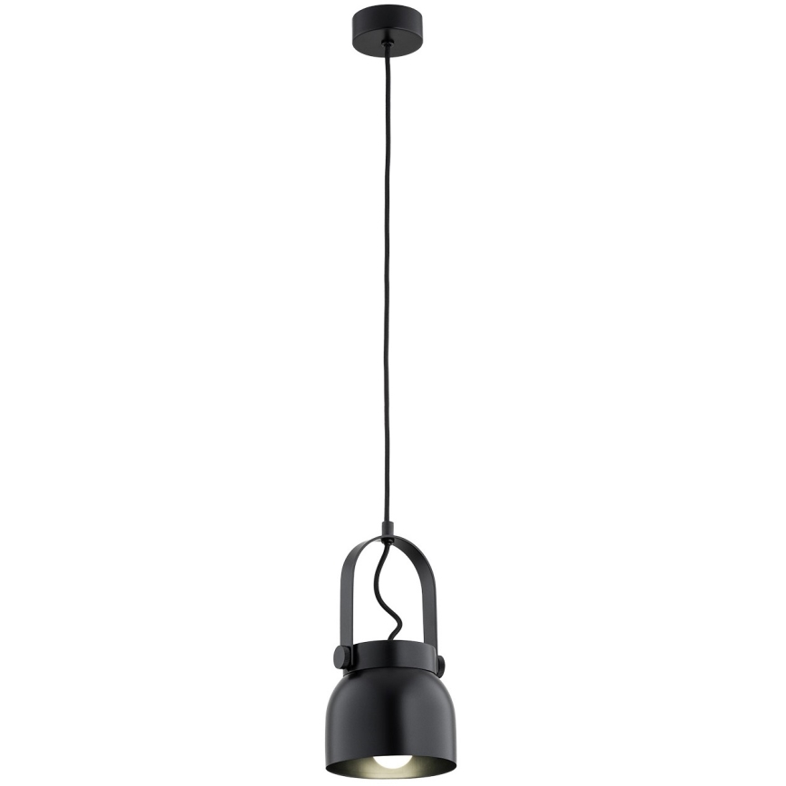 Argon 8291 - Kattokruunu johdossa LOGAN 1xE27/15W/230V halkaisija 14 cm musta