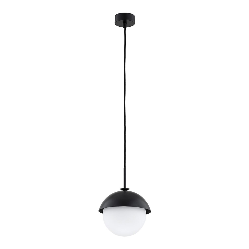Argon 8295 - Kattokruunu johdossa CAPPELLO 1xE27/15W/230V musta
