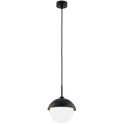 Argon 8295 - Kattokruunu johdossa CAPPELLO 1xE27/15W/230V musta