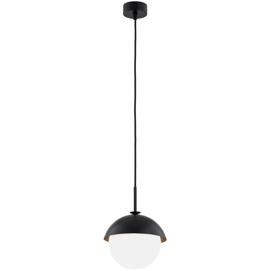 Argon 8295 - Kattokruunu johdossa CAPPELLO 1xE27/15W/230V musta