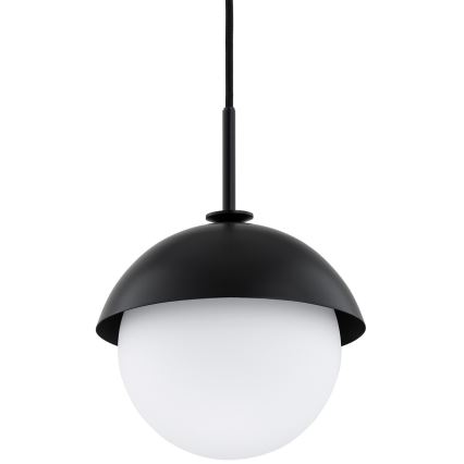 Argon 8295 - Kattokruunu johdossa CAPPELLO 1xE27/15W/230V musta
