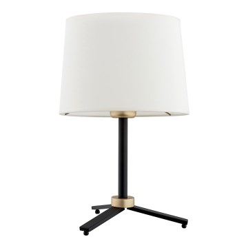Argon 8319 - Pöytävalaisin CAVALINO 1xE27/15W/230V 39 cm kerma/musta