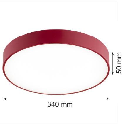 Argon 8334 - LED-kattovalaisin TIAMO LED/22W/230V 4000K punainen