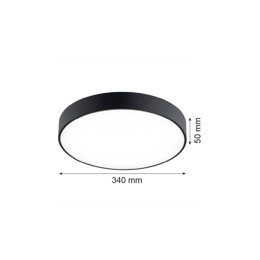 Argon 8348 - LED-kattovalaisin TIAMO LED/22W/230V 4000K musta