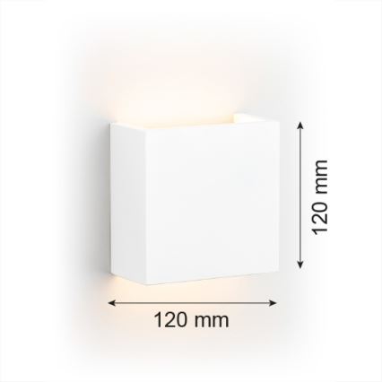 Argon 8358 - LED-seinävalaisin GENT LED/3,6W/230V 3000K valkoinen