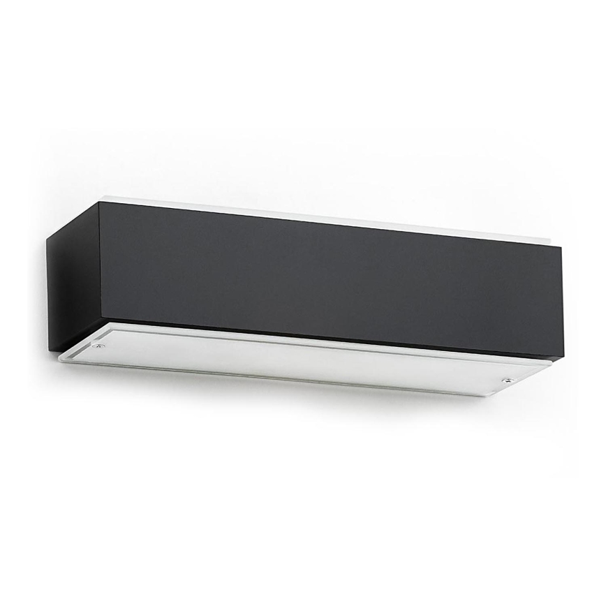 Argon 8365 - Seinävalaisin CARLSON 1xE27/15W/230V 20 cm musta