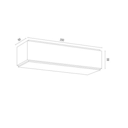 Argon 8365 - Seinävalaisin CARLSON 1xE27/15W/230V 20 cm musta
